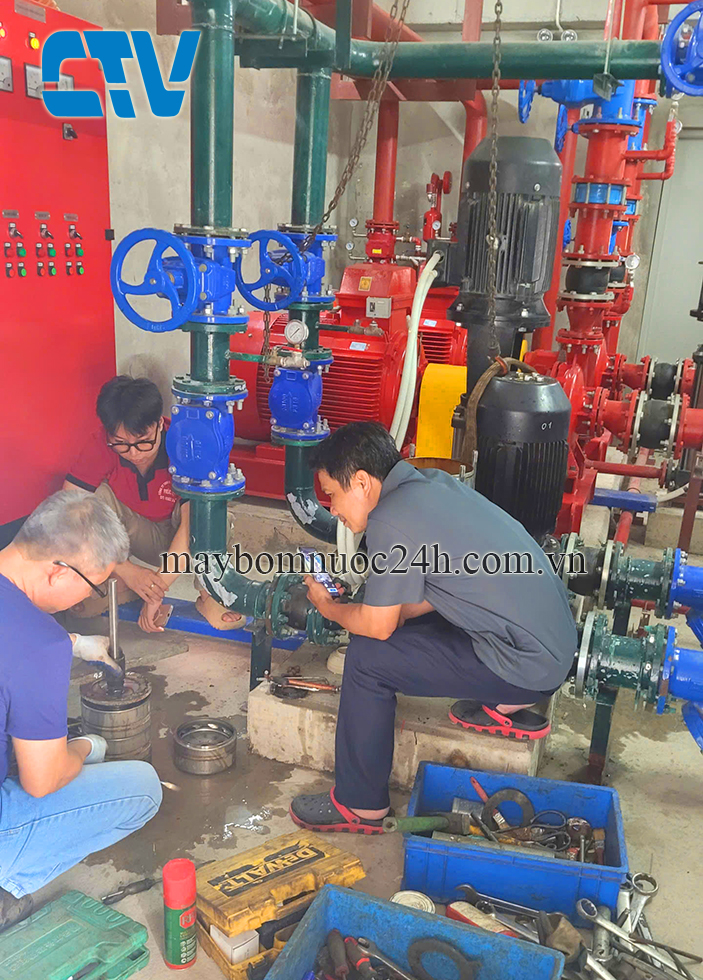 Dịch vụ kiểm tra, sửa chữa máy bơm công nghiệp tại Hà Nội và miền Bắc
