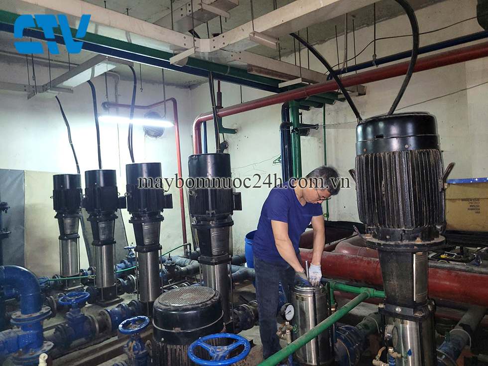 Sửa chữa, bảo dưỡng buồng máy bơm trục đứng uy tín và chất lượng