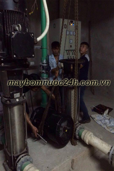 Sửa máy bơm trục đứng tại Bắc Ninh