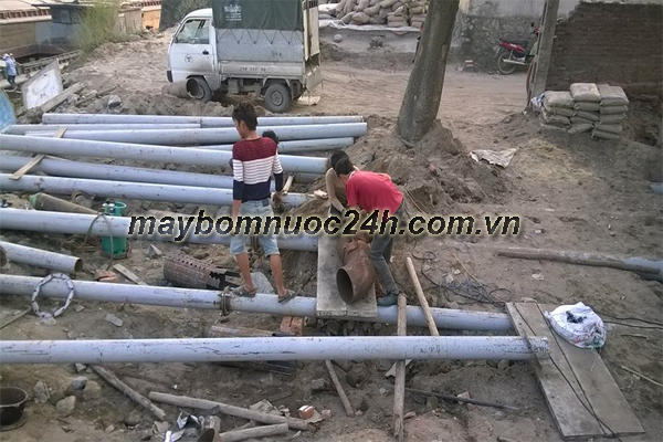 Thi công lắp đặt hệ thống máy bơm nước sạch tại Lương Tài-Bắc Ninh